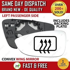 VW PASSAT B7 2010-2015 LEFT PASSENGER SIDE HEATED WING MIRROR GLASS