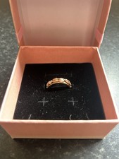 Clogau ‘Tree of  Life’ Welsh Gold Ring Hallmarked 9ct Yellow & Rose Gold Size P