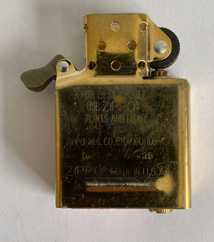 Zippo brass petrol - brass,