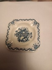 Mason's blue  and  white fruit basket ashtray
