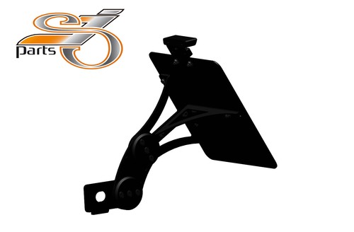 License plate holder side - license,