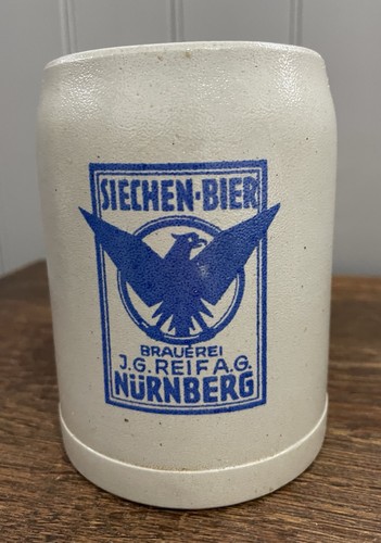 Vintage german stoneware beer - stoneware,