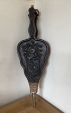 Antique Fire Bellows Oak