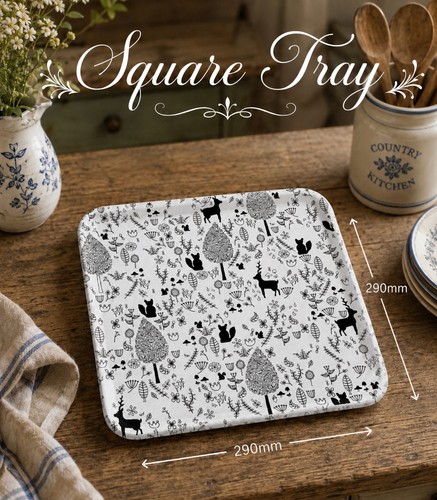 Melamine square tray - in, design
