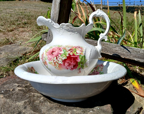 Antique victorian floral - antique,