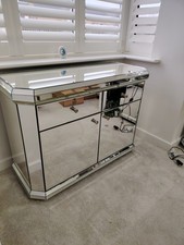 Mirrored Glass Sideboard.Mint