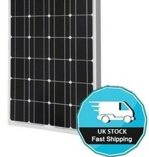 100 WATT SOLAR PANEL monocrystaline campervan motorhome VW camper RV 100w