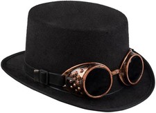 Steampunk Hat with Detachable