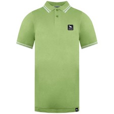 One True Saxon Dexon Short Sleeve Mens Green Polo Shirt SX2M123228GRNSTK