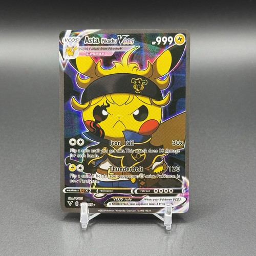 Asta pikachu pokémon card - pikachu,