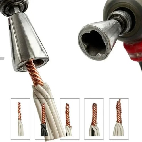 Wire twisting tool for - twisting, power