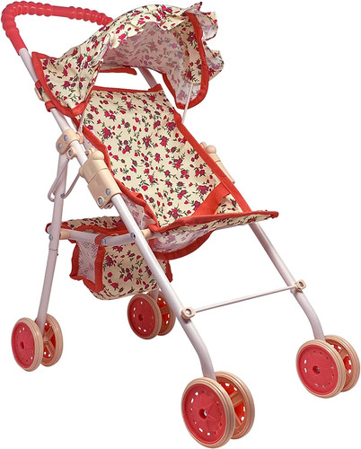 Foldable doll toy - stroller, w/
