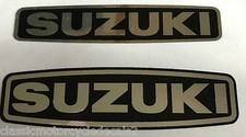 SUZUKI GP100 GP125 ENGINE COVER DECALS X 2