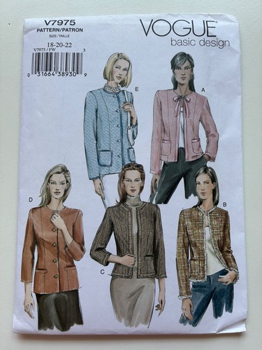 Vogue jacket sewing pattern - sewing,