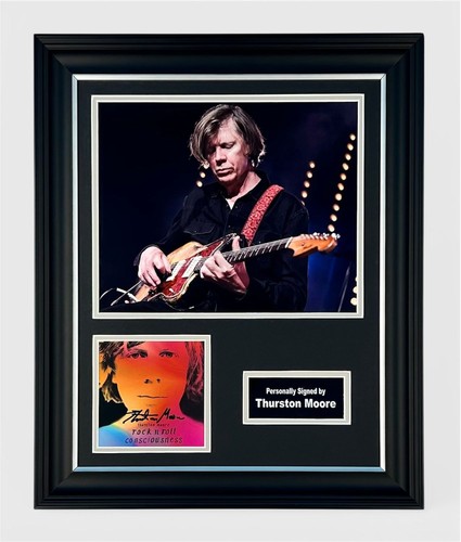 Thurston moore signed photo - moore,