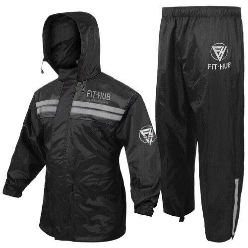 Rain suit black motorbike - suit,