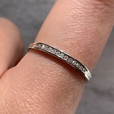 9 ct Gold Diamond .10ct Half