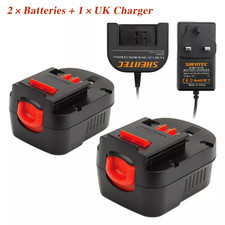 4.0Ah 12V NiMH Battery/Charger For Black Decker A1712 A12 Firestorm FS120B FSB12