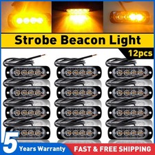 12x 4LED Amber Recovery Strobe