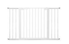 Baby Dan Premier Pressure Fit Safety Gate + 6 White Extensions –Baby/Pet Barrier