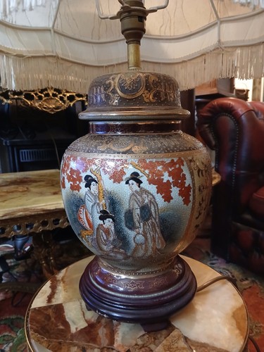 Vintage large japanese satsuma - large,