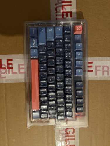 Blue zero two keycaps - two,