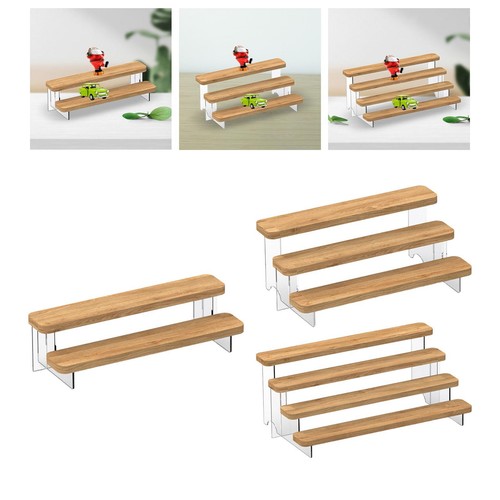 Wooden shelf display - display, stands