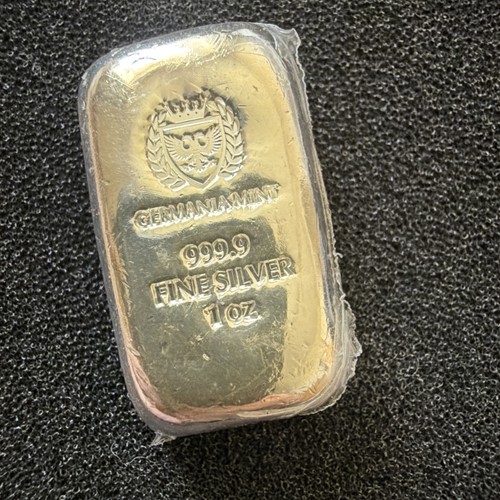 1oz germania mint - silver, cast