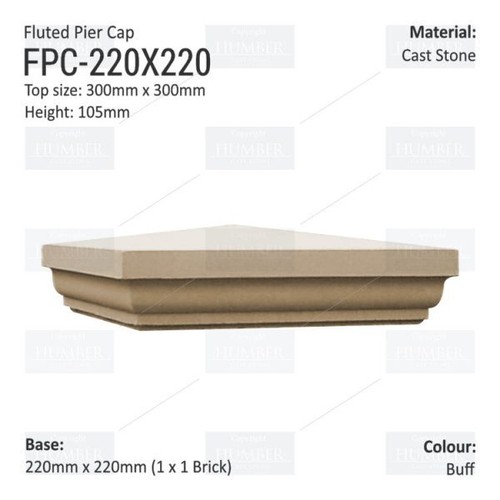 Cast stone fluted regal - cast,