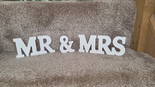 Mrs wooden wedding sign - mr,