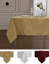 Kate Aurora Shabby Chic Floral Fabric Tablecloth - Assorted Colors & Sizes