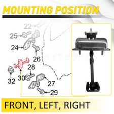 Front Door Check Strap Hinge