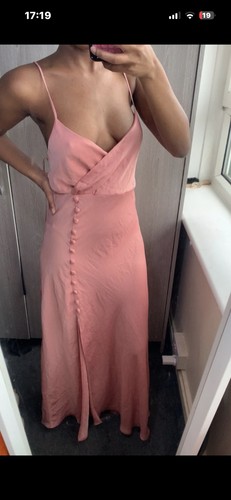 Zara pink strappy - pink, v-neck