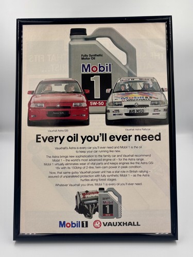 Framed original 1993 vauxhall - framed,