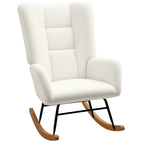 Homcom rocking chair modern - rocking,