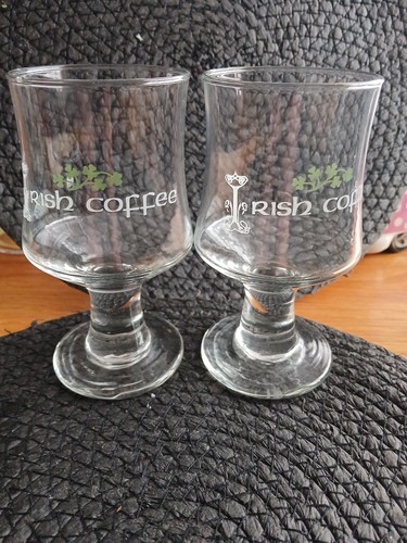 Irish coffee glasses unusual - glasses,