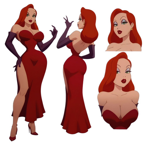 Jessica rabbit vinyl car - jessica,