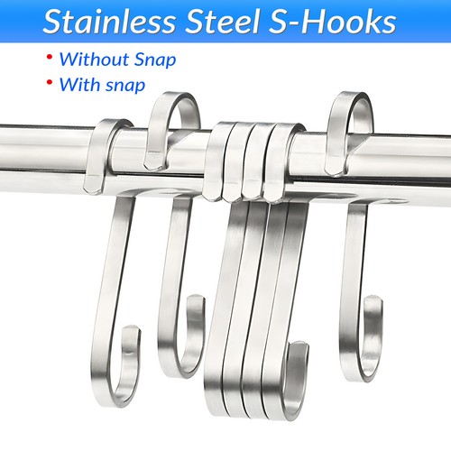 Stainless steel flat - stainless, hooks
