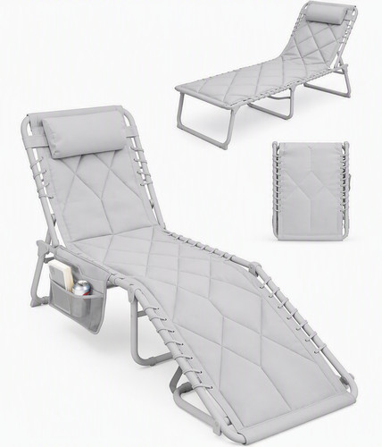 Folding sun lounger level - 1,