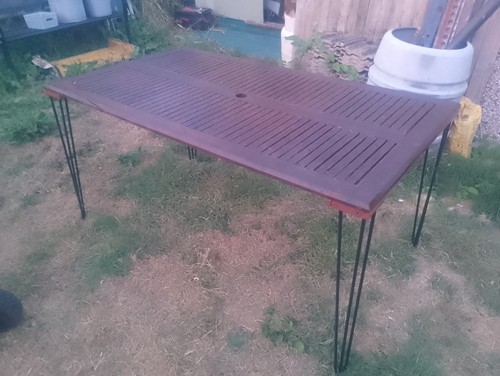 Used teak garden - , with