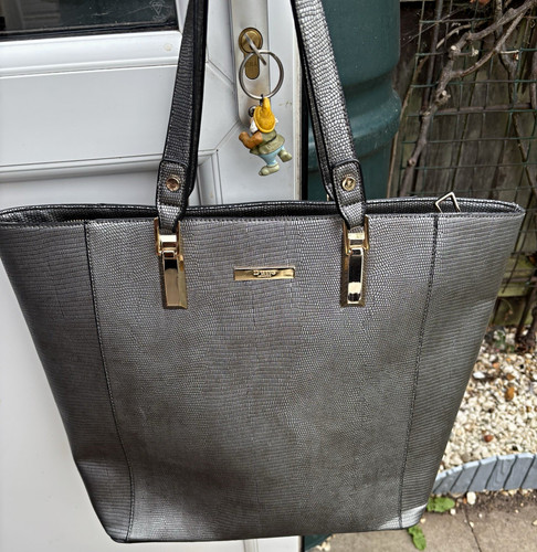Dune london grey textured faux - london,