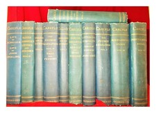 CARLYLE, THOMAS (1795-1881) Thomas Carlyle's works  - 11 volumes 1885 Hardcover