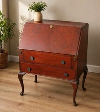 Vintage Wooden Bureau Writing