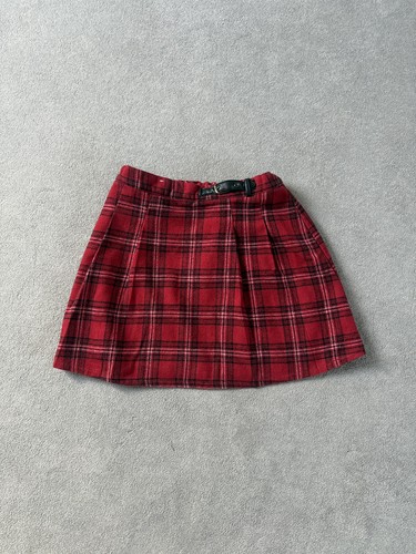 Girls red tartan - red,