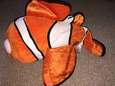 GENUINE ORIGINAL AUTHENTIC DISNEY STORE FINDING NEMO SOFT TOY 18" LONG 10" TALL