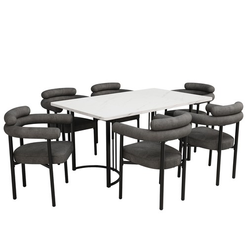 Dining table and chairs - dining,