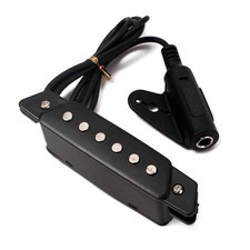 Acoustic Guitar Pickup, Black 6-String Electric Guitar Pickups Soundhole Pickup