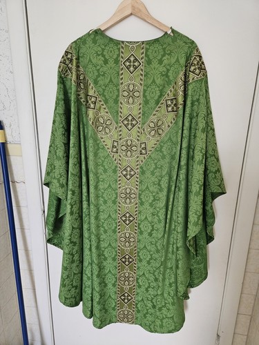 Slabbink green gothic chasuble - gothic,