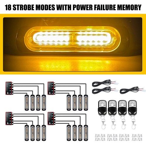 Remote control amber led - amber, 12-led
