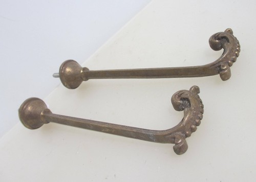 Victorian brass curtain tie - victorian,